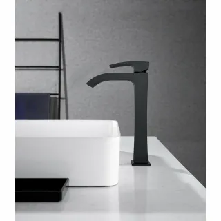 Смеситель для раковины Gappo G1007-86 чёрный